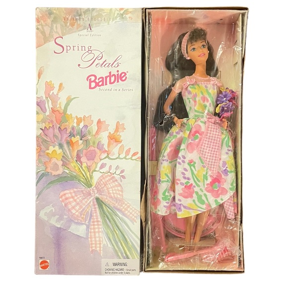 Barbie Accessories - vintage 1966 mattel spring petals barbie second in a series brunette avon doll